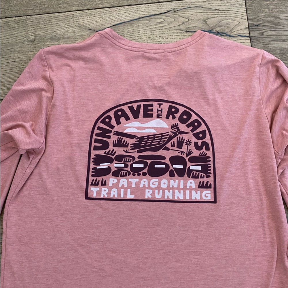 Patagonia Capilene dry tech long sleeve tee, Sz L